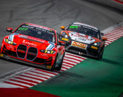PAOLO E DAVIDE MELONI PROTAGONISTI IN SPAGNA CON LA BMW M4 GT4 G82